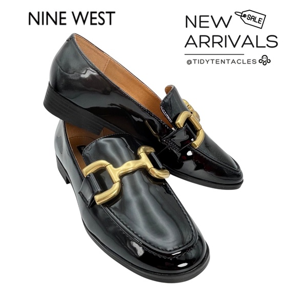 NEW Nine West Lilma Loafer Women's Size 8.5 in Black Patent - Picture 4 of 4